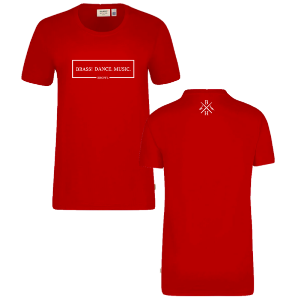 Rotes Unisex T-Shirt / Motiv 8