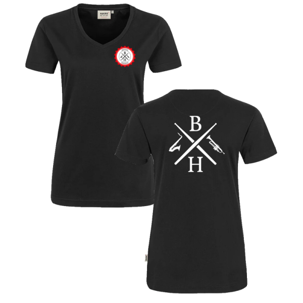 Schwarzes Damen T-Shirt / Motiv 1