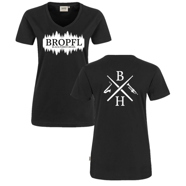 Schwarzes Damen T-Shirt / Motiv 5