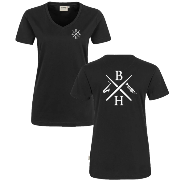 Schwarzes Damen T-Shirt / Motiv 3