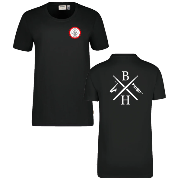 Schwarzes Unisex T-Shirt / Motiv 1