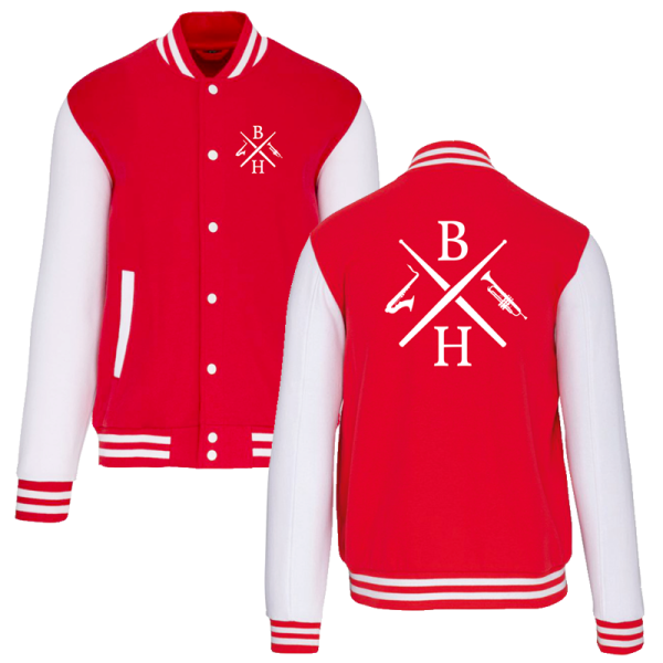 Rote College Jacke / Motiv 1